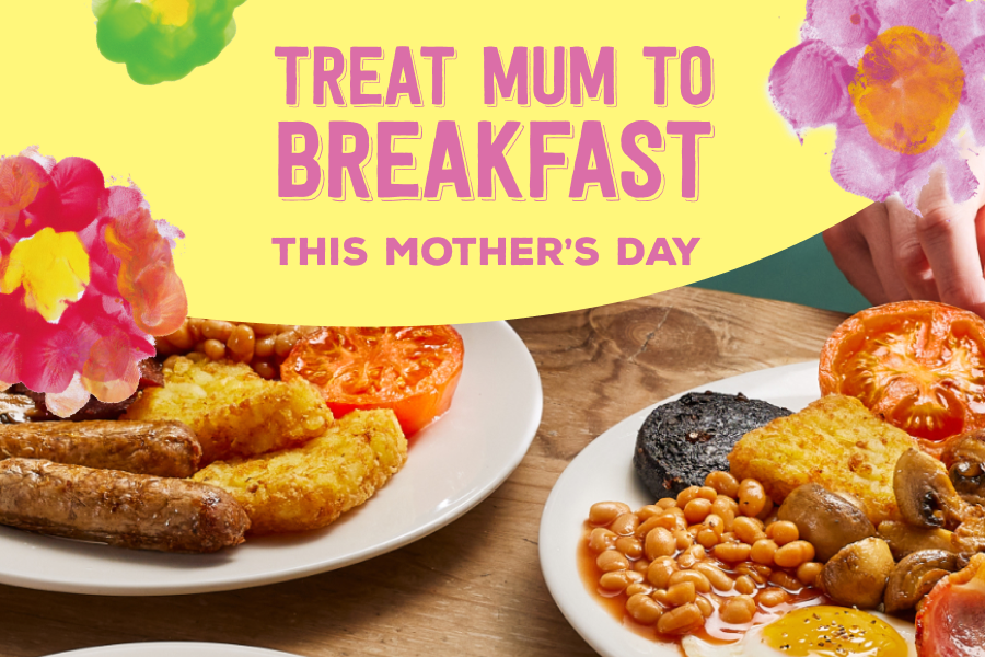 breakfast on a table at a table table